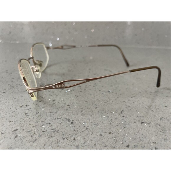 Sferoflex Eyeglasses Frames ONLY 2503-B 267 Rose Gold Half Rim Oval 49-18-130 - Picture 3 of 14